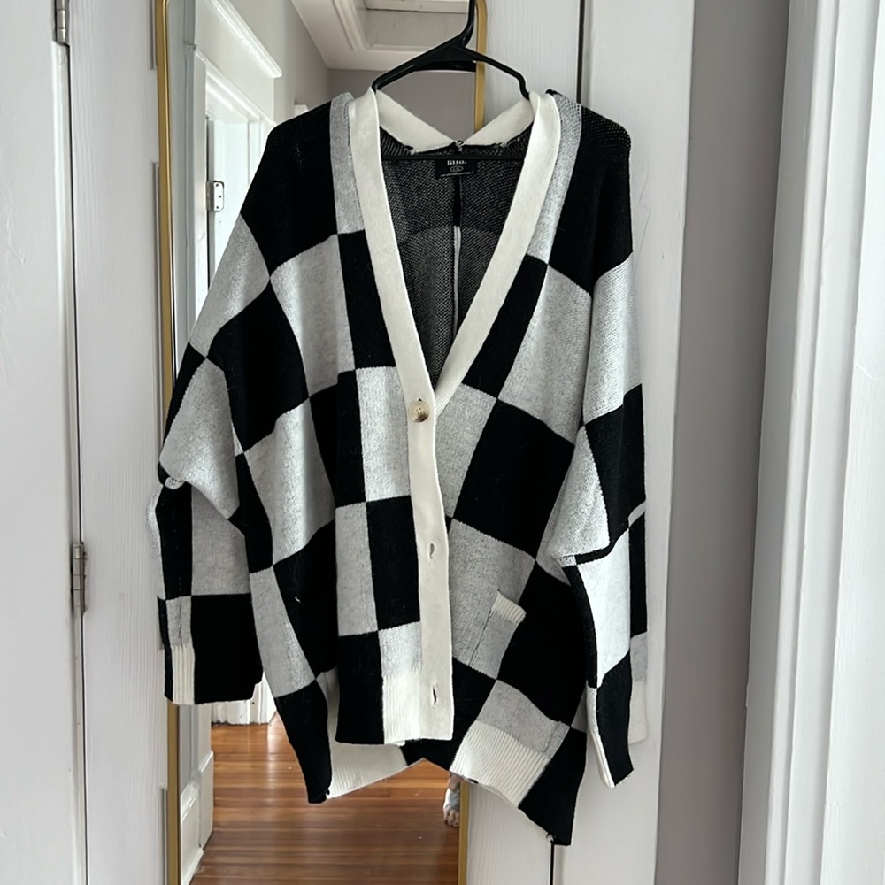 Dressed In LALA Checkered Sweater